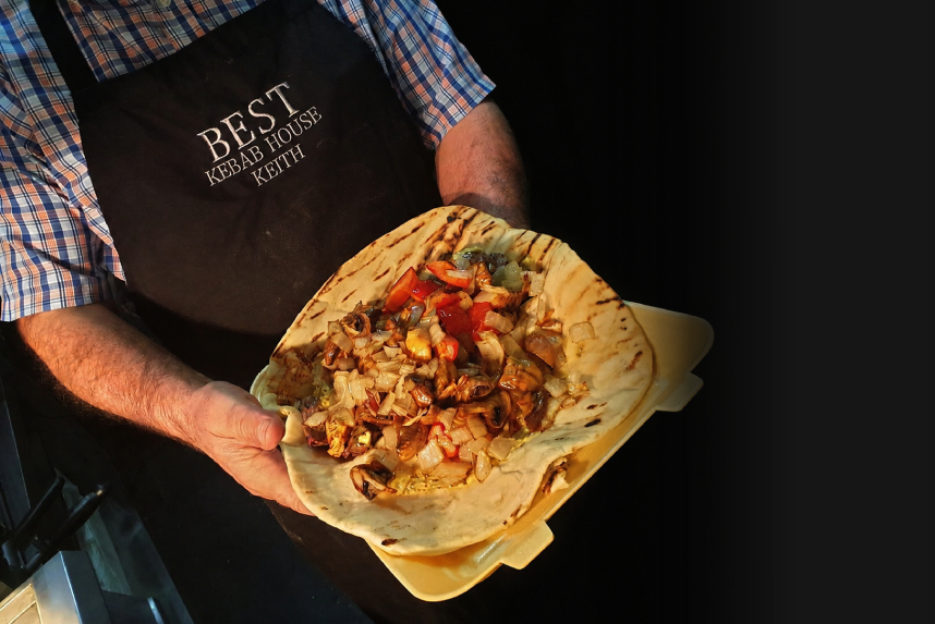 Delicious Doner Wraps Keith Best Kebab House
