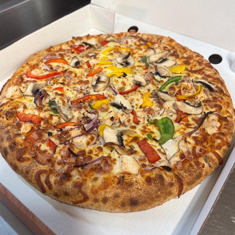 Fresh Pizzas served at Best Kebab House in Keith