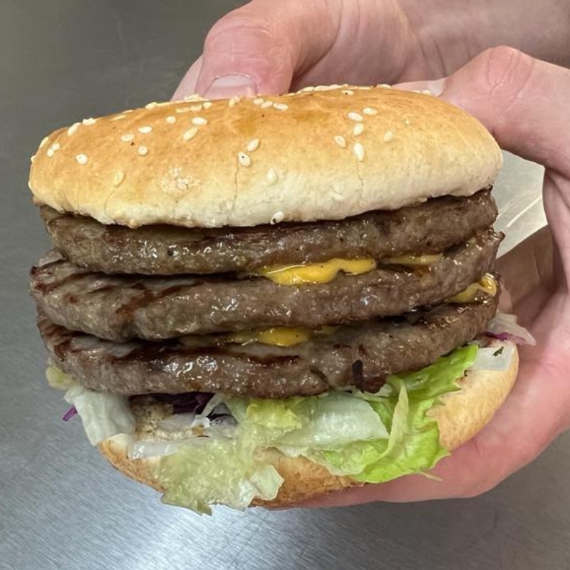 Juicy Burgers served at Best Kebab House in Keith